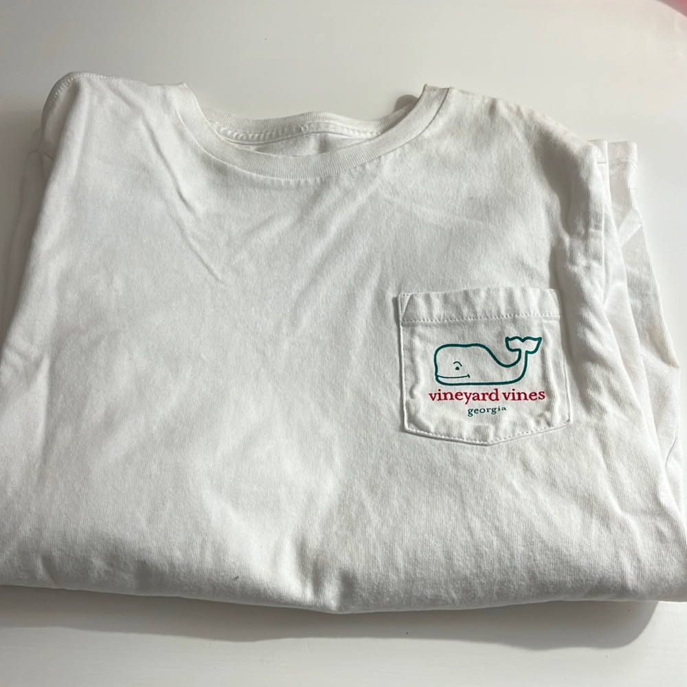 Vineyard Vines kids Christmas long sleeve tee